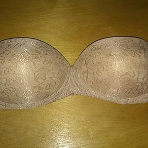 Nude Strapless Bra